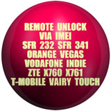 Zdalny unlock Orange Vegas, SFR 232 341 ZTE X760 po IMEI